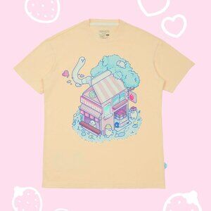 NWT Zamsire Eggdog Strawberry Milk T-shirt
